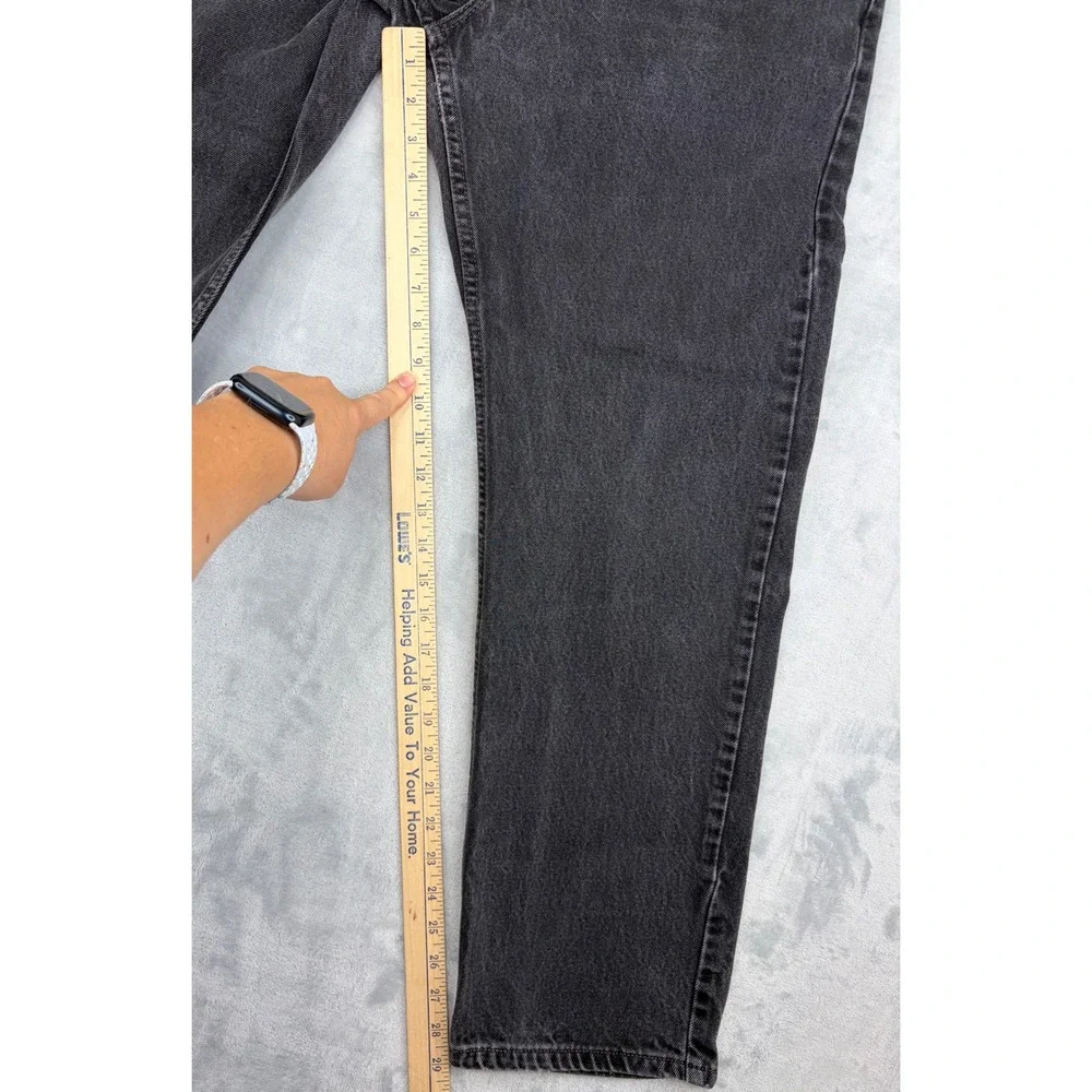 Vintage 90s Levis 505 Mens Jeans 36x30 Straight Leg Regular Fit Black USA